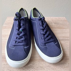 Navy Blue Rothy’s Lace Up tennis shoe